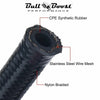 AN16 16AN Black Nylon Braided Stainless Steel Hose / Sold Per Foot - Bull Boost Performance