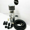 Quick Vent Oil Catch Can Hoses & Fittings Kit K Series K20 K24 10AN Black - Bull Boost Performance