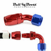 10 AN 90 Degree Billet Swivel Seal Braided Steel Hose End Fitting Oil/Fuel/Water - Bull Boost Performance