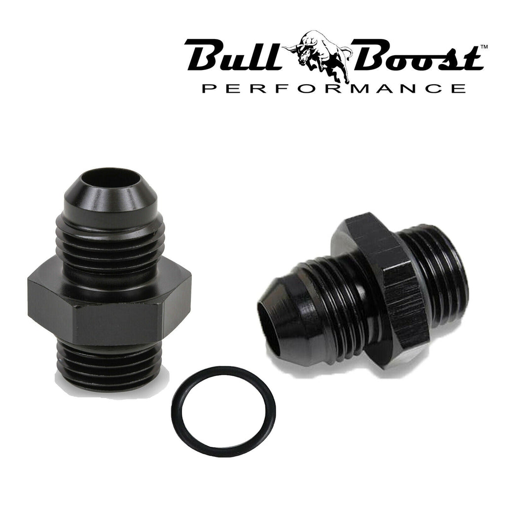 6AN to PCV Delete-Replacement Fitting for catchcan, blowby - Fits Nissan VQ35DE - Bull Boost Performance