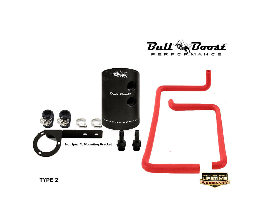 2012-14 Dodge Charger & 300C 6.4L Oil Catch Can Kit System - Bull Boost Performance