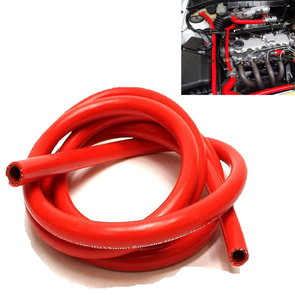 1FT Per Order 10mm 3-8" RED Vacuum Silicone Hose Racing Line Pipe Tube - Bull Boost Performance