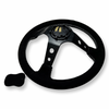 Suede Leather Steering Wheel + Hub Adapter Kit For Scion xB, TC, xD, xA - Bull Boost Performance