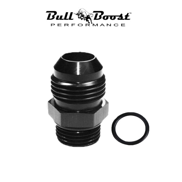 8AN to PCV Delete-Replacement Fitting for catchcan, blowby - Fits Nissa - Bull Boost Performance