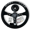 Short Hub Adapter + Suede Steering Wheel For 02-06 Mini Cooper - Bull Boost Performance