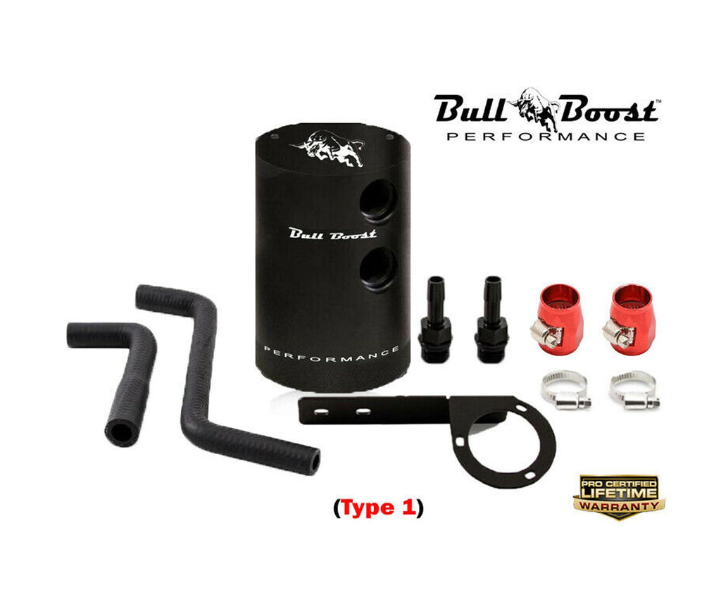 2005-2010 Dodge Charger & 300C 6.1L Engine Oil Catch Can Kit System - Bull Boost Performance