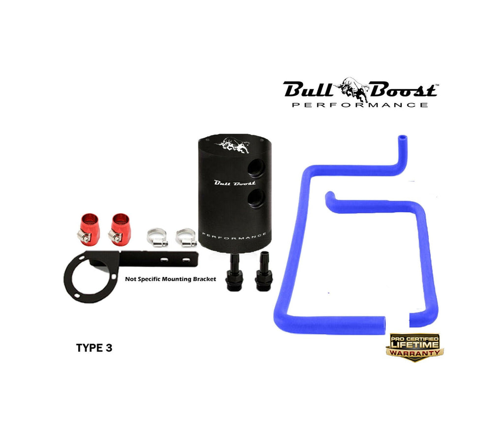 2016-2020 Infiniti Q50-Q60 3.0 Turbo PCV Side Oil Catch Can Kit | 3.0T - Bull Boost Performance