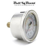 Fuel Pressure Regulator Gauge 0-160 Psi Bar Liquid Fill Chrome Fuel Oil Rail - Bull Boost Performance