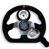 G35 G37 Suede Steering Wheel + Quick Release Short HUB Adapter - Bull Boost Performance