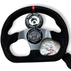 Suede Steering Wheel + Short Hub Adapter Kit For Toyota Camry Corolla Tacoma - Bull Boost Performance