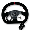 G35 G37 Suede Steering Wheel + Quick Release Short HUB Adapter - Bull Boost Performance