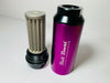 Purple 44 Micron Fuel Filter Inline -6AN -8AN -10AN Universal High Flow Turbo B - Bull Boost Performance