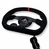 Racing Deep Dish Steering Wheel + Short Hub Adapter Boss Kit For Toyota - Bull Boost Performance