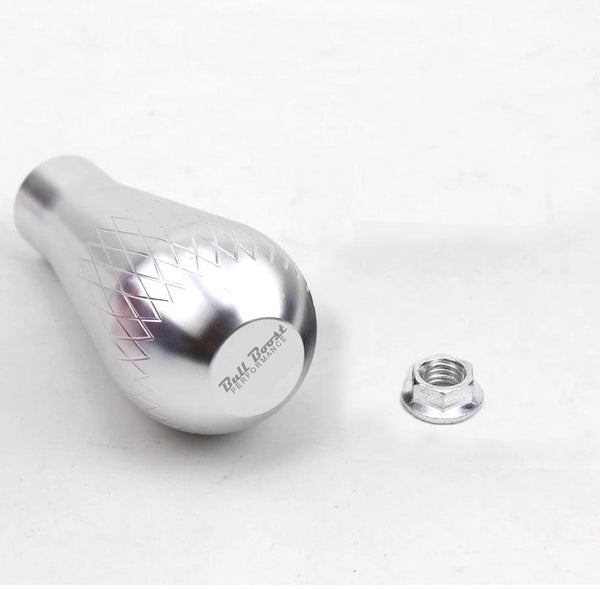 Billet Tear Drop Weighted Shift Knob 195 Grams M10 x 1.5 Aluminum EG EK DC2 - Bull Boost Performance