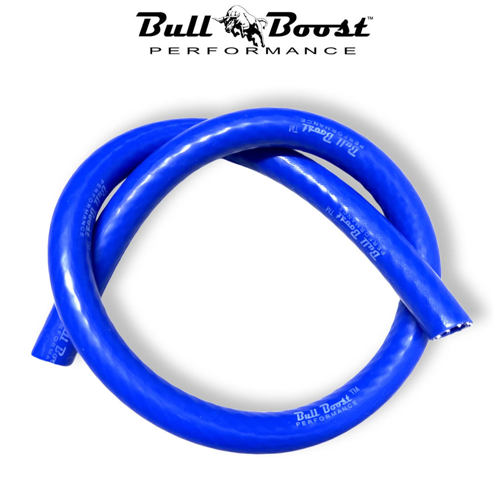 10mm 3/8" BLUE Vacuum Silicone Hose Racing Line Pipe Tube 4 Feet Per Order - Bull Boost Performance