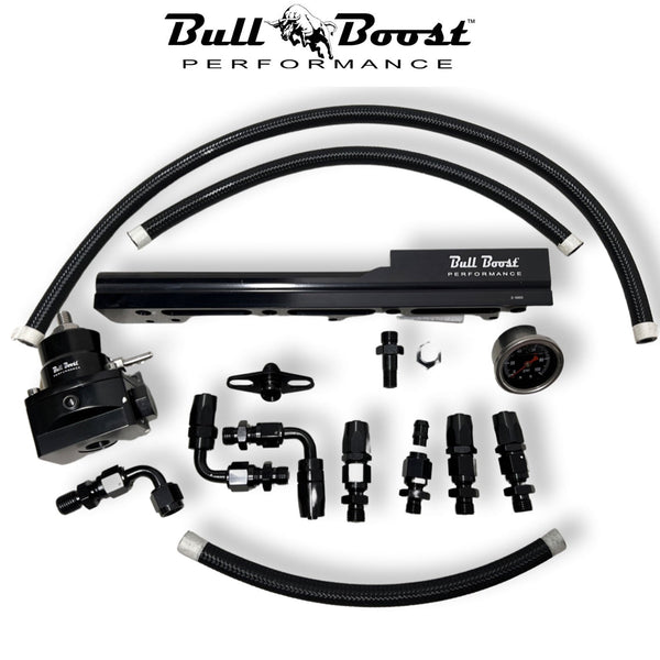 D Series Fuel Rail Civic SOHC Skunk2 Manifold FPR Gauge Line Hose D15 D16 D17 - Bull Boost Performance