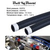 Black Fuel Hose Oil Fuel Gas Line AN6-AN8-AN10 Nylon Braided / BUILD YOUR OWN - Bull Boost Performance