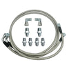 Flexible SS Braided Transmission Cooler Hose Line GM Chevy 1995 & Older 4L80E - Bull Boost Performance