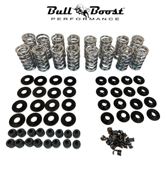 Dual Spring Kit .660" 660 Steel Titanium Retainers for Chevrolet Camaro Corvette for LS1 LS2 LS3 LQ4 LS4 LS6 L76 L92 L99 LQ9 L33 LSA LS - Bull Boost Performance