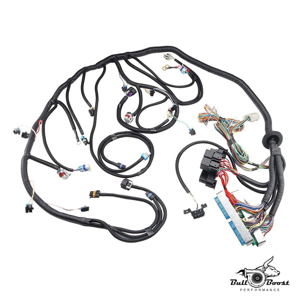 T56 Stand alone Wire Harness Drive by Wire LS LS3 Vortec 03-07 4.8 5.3 6.0 DBW - Bull Boost Performance