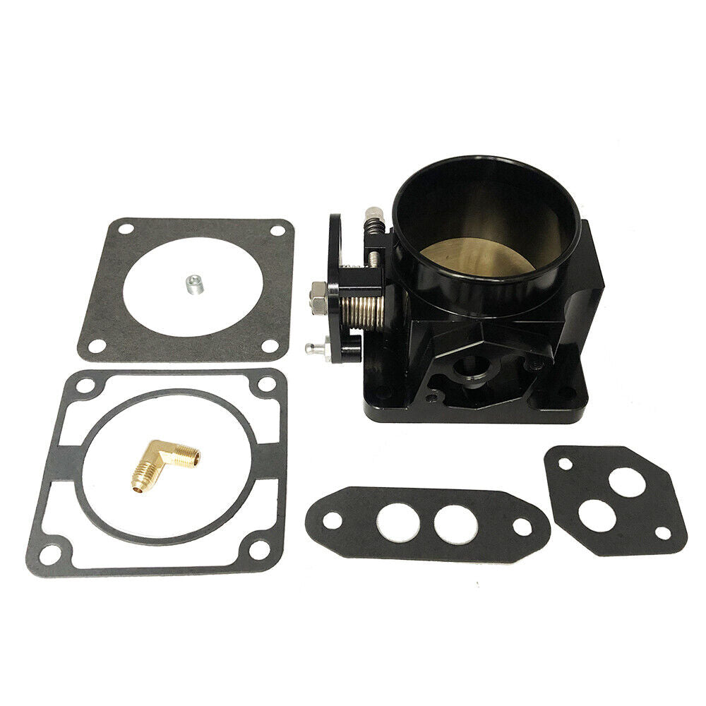 86-93 Ford Mustang GT Cobra LX 5.0 SL 75mm Throttle Body High Performance Billet - Bull Boost Performance