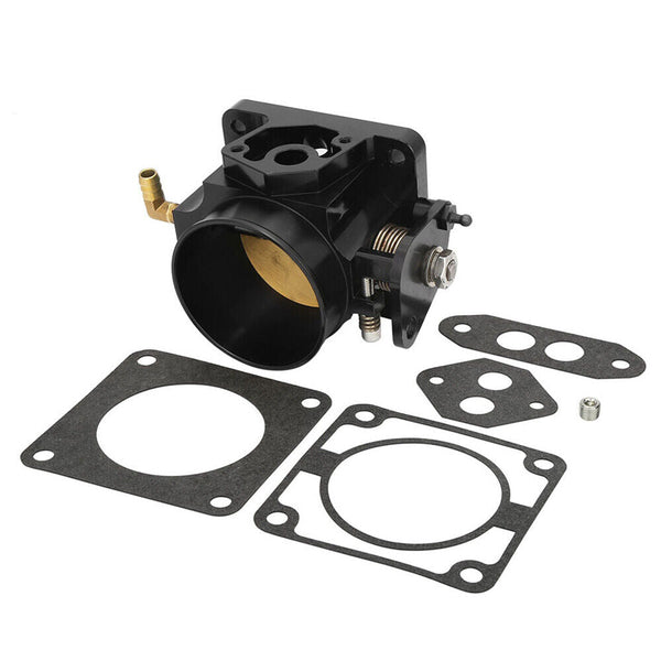 86-93 Ford Mustang GT Cobra LX 5.0 SL 75mm Throttle Body High Performance Billet - Bull Boost Performance